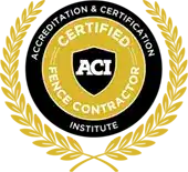 Certified Fence Contractor ACI Accreditation & Certification