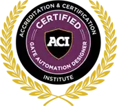 Certified Gate Automation Designer ACI Accreditation & Certification